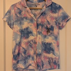 U.S. Polo Assn. Tie-Dye Star Print Shirt